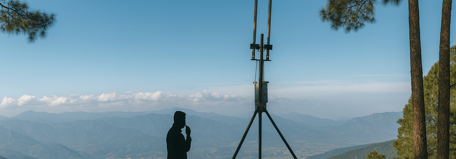4G Network-in-Box outdoor panoramic view